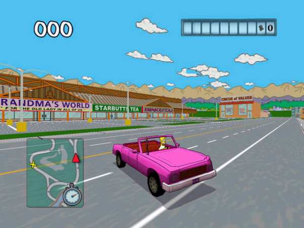 the simpsons road rage pc game